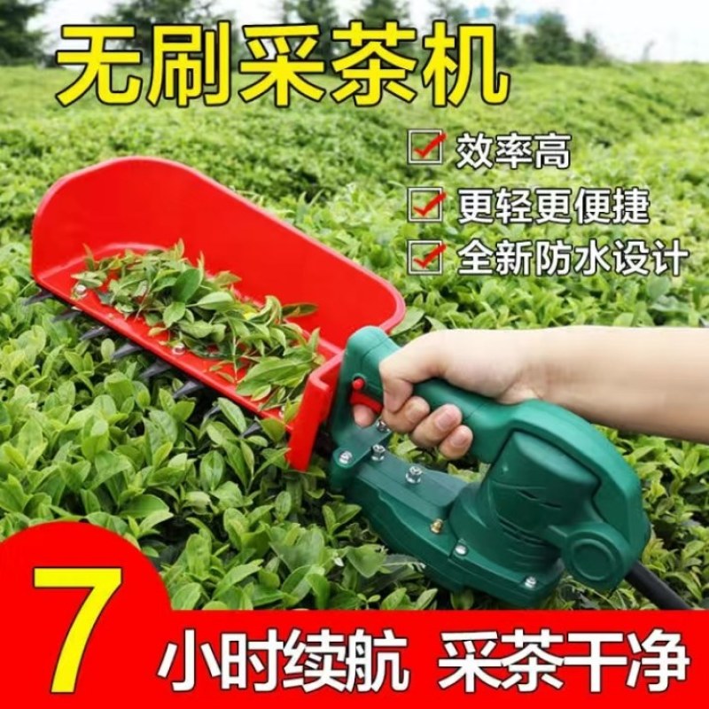 电动摘茶机园林修剪机绿篱机锂电池买就送充电器电池背包