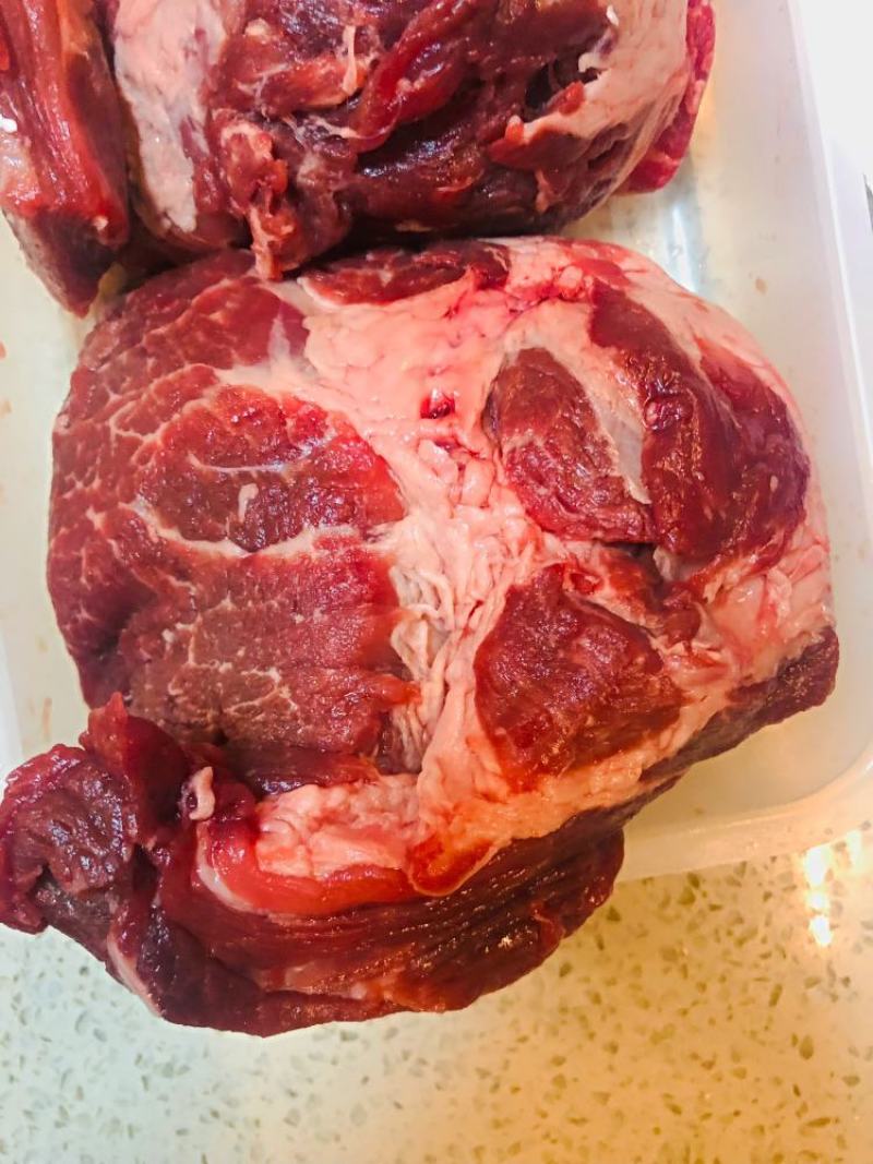 牛腿肉新鲜现杀原切黄牛农家散养生鲜火锅食材生牛肉减脂肉类