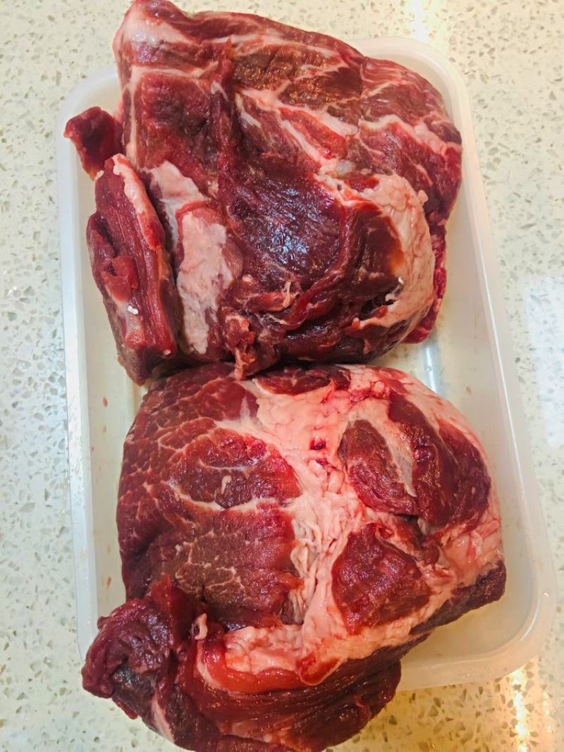 牛腿肉新鲜现杀原切黄牛农家散养生鲜火锅食材生牛肉减脂肉类