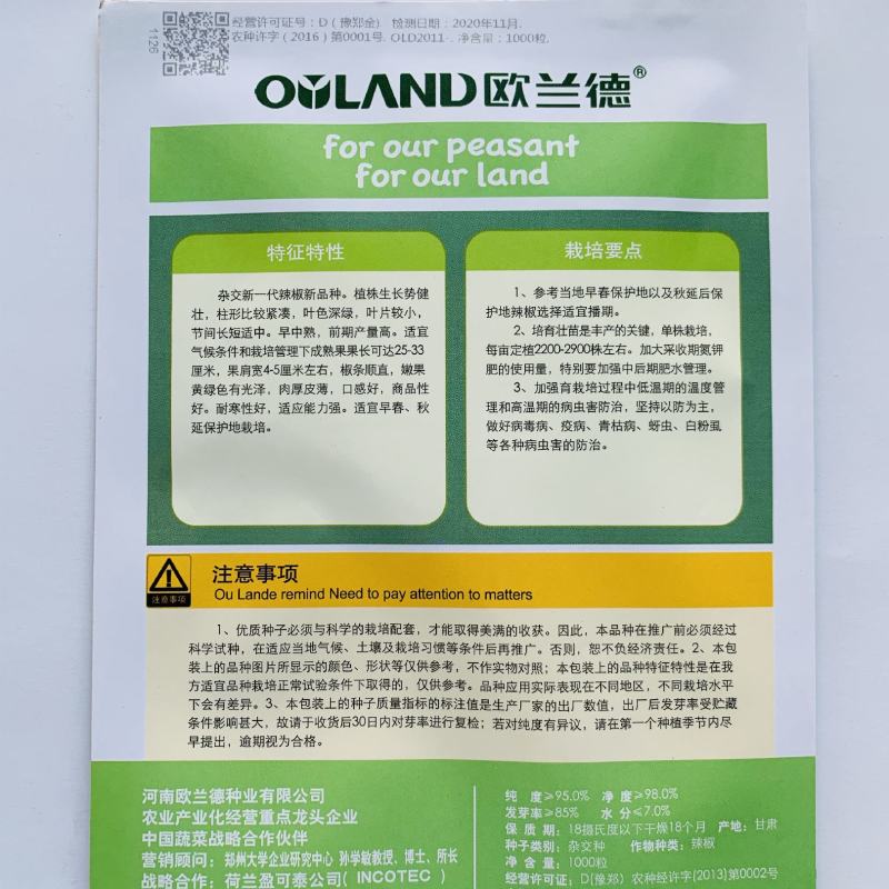牛角椒种子辣椒种籽超大羊角椒春秋农家甜椒四季辣椒种子