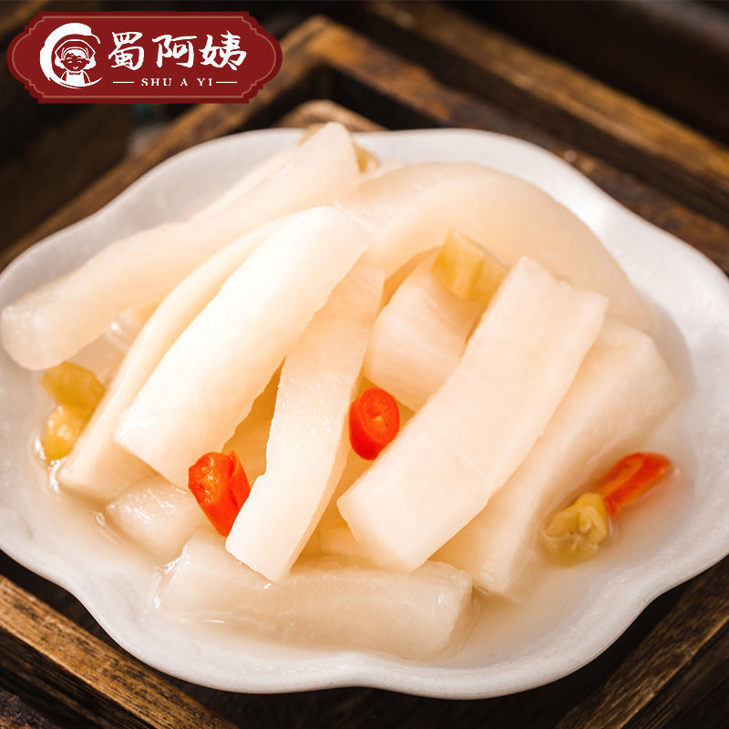四川特产泡菜泡萝卜下饭菜农家自制酸萝卜条腌菜带母水坛装