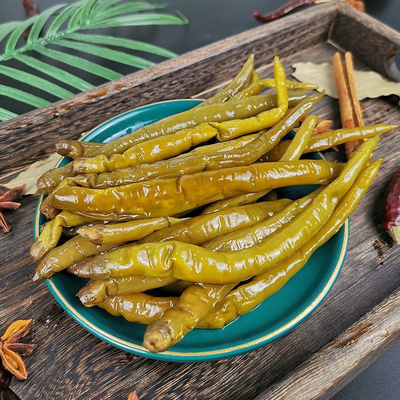 泡椒二荆条20斤桶装四川泡二荆条泡辣椒泡青椒青辣椒包邮