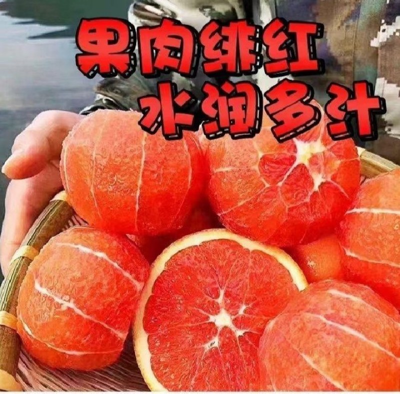 血橙，中华红橙，果面干净，果肉鲜红，口感纯甜，产地直发