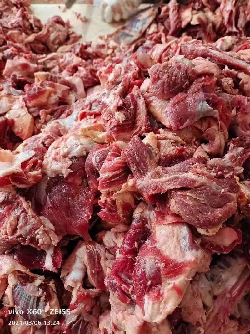 纯干牛碎肉，决***任何成分，一首货源，手续齐全。