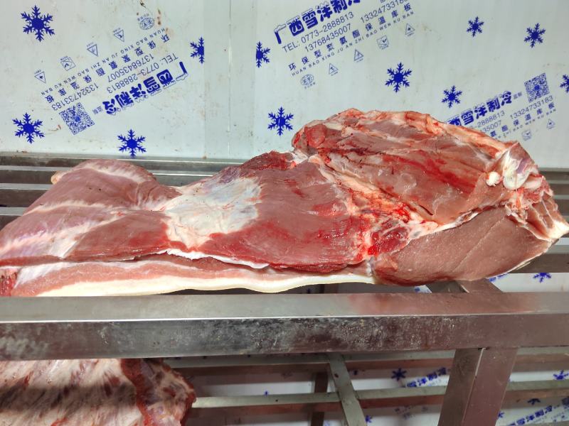 代理电商供应批发土猪肉山猪肉白条深山放养长期供货