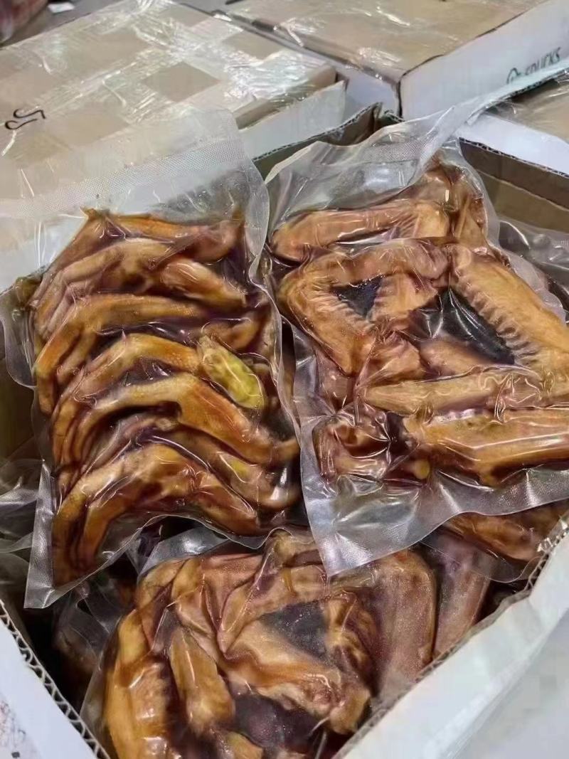 福建龙岩口味泡椒醋鸭爪鸭翅100包起发货