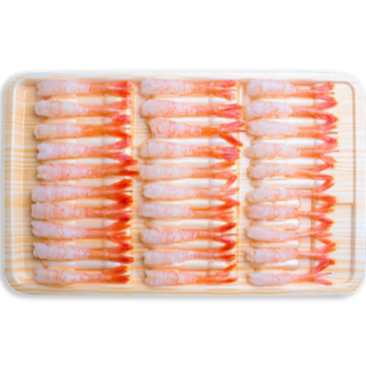 去头去壳大甜虾尾新鲜即食刺身拼盘日式料理营养家庭美食