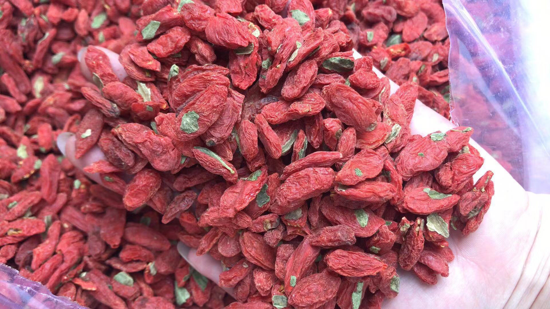 红枸杞浸泡前后对比图