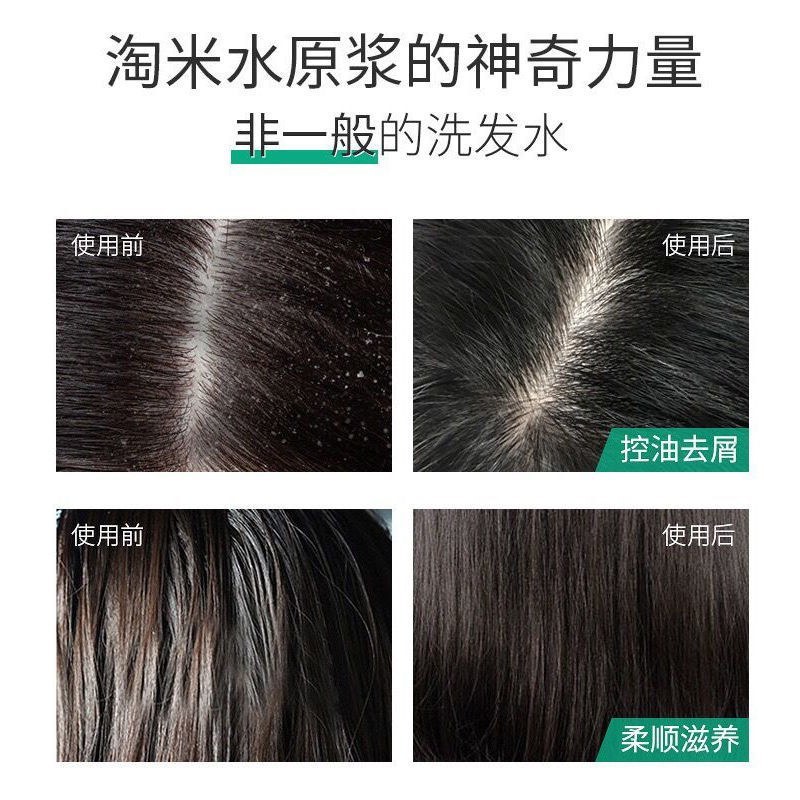 淘米水洗发水护发素洗护套装男女清爽控油去屑止痒柔顺洗
