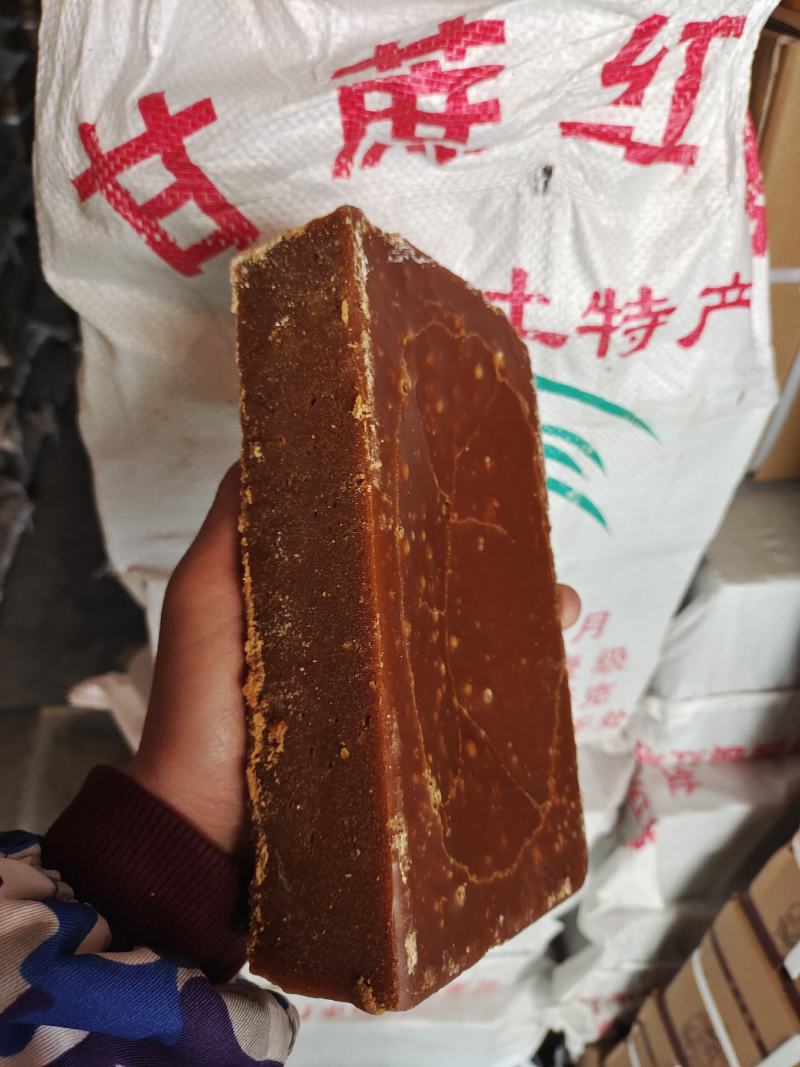 云南甘蔗红糖大块砖红糖厂家原产地批发