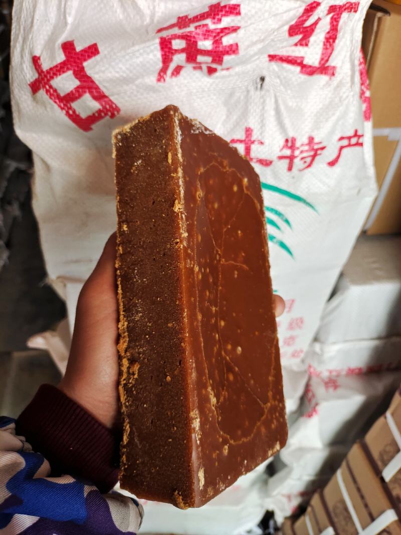 云南甘蔗红糖大块砖红糖厂家原产地批发