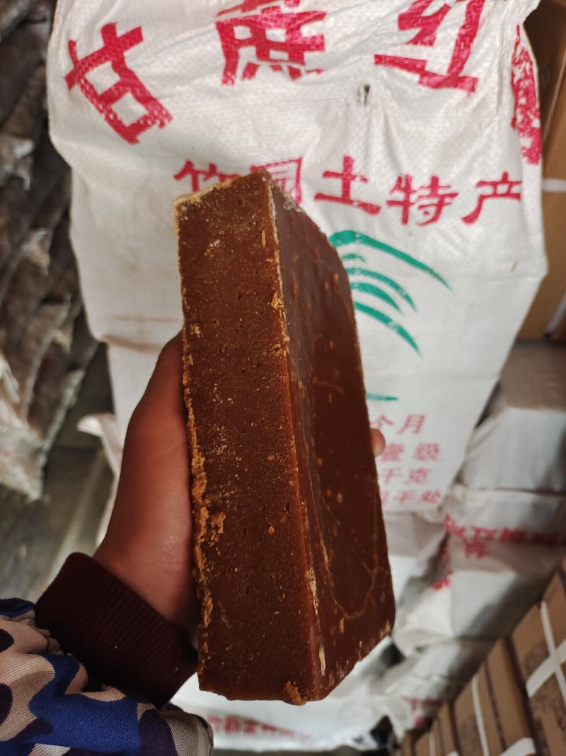 云南甘蔗红糖大块砖红糖厂家原产地批发