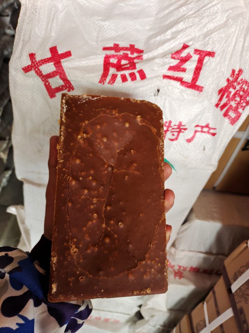 云南甘蔗红糖大块砖红糖厂家原产地批发