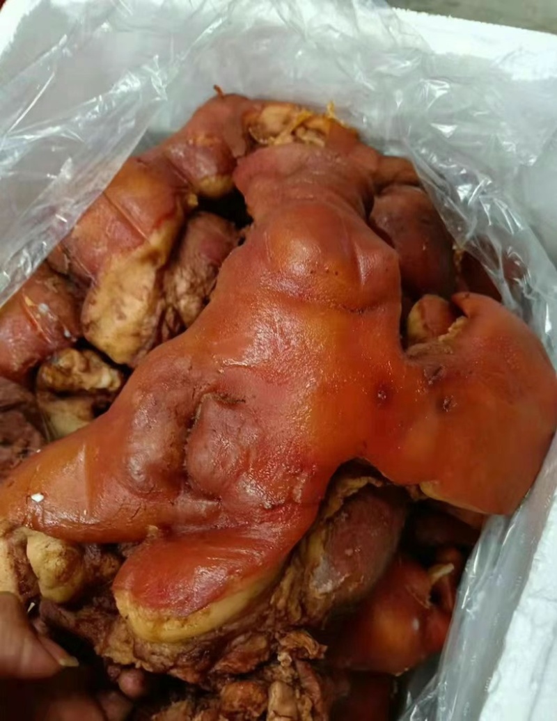 全熟卤猪头肉一手工厂卤制品熟食供应地摊门市新模式