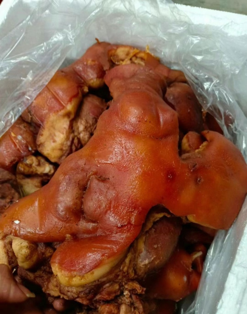 全熟卤猪头肉一手工厂卤制品熟食供应地摊门市新模式