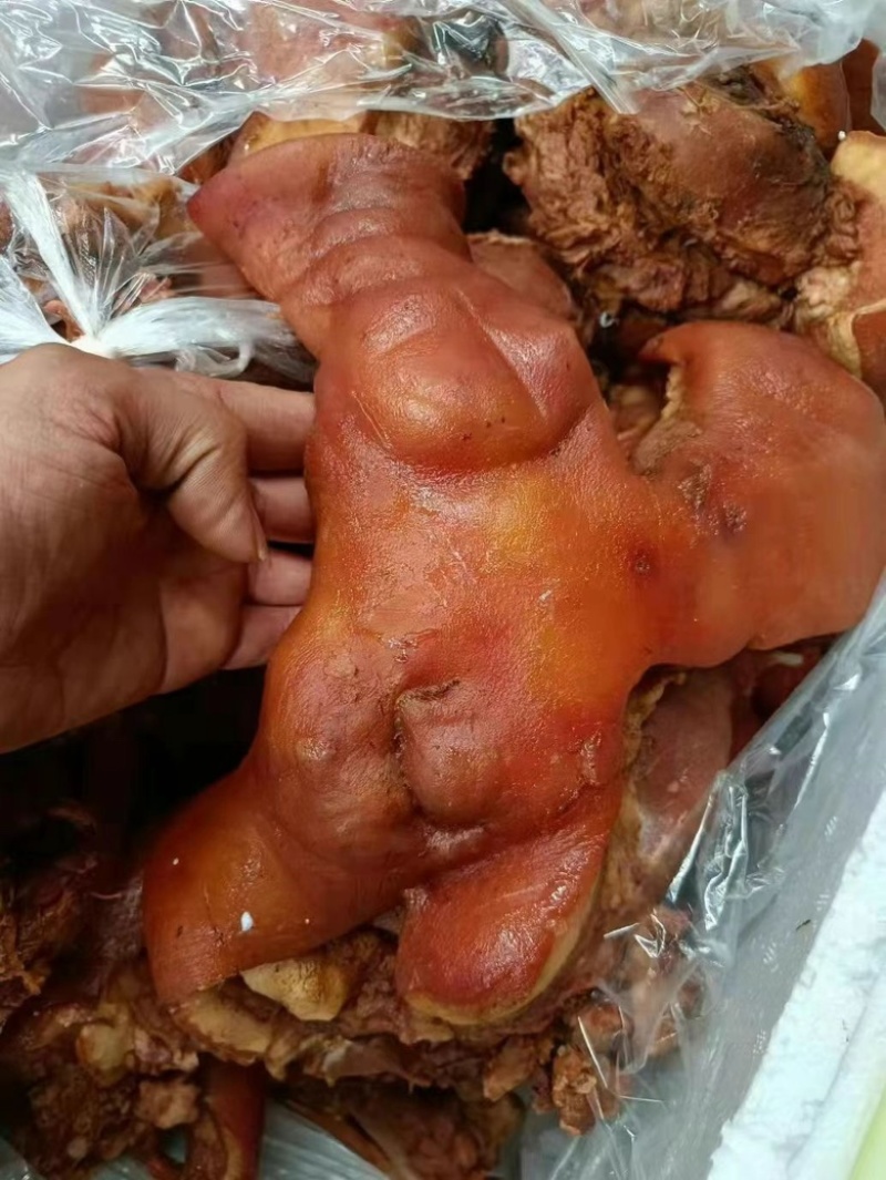 全熟卤猪头肉一手工厂卤制品熟食供应地摊门市新模式