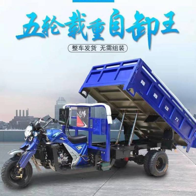 【牛商推荐】厂家直发农用重载王汽油三轮车，重载自卸省油