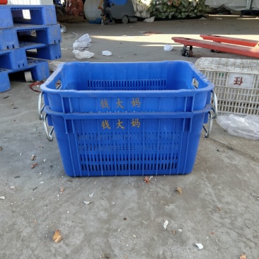 适用于生鲜配送，果蔬批发的周转筐，折叠筐，套叠筐