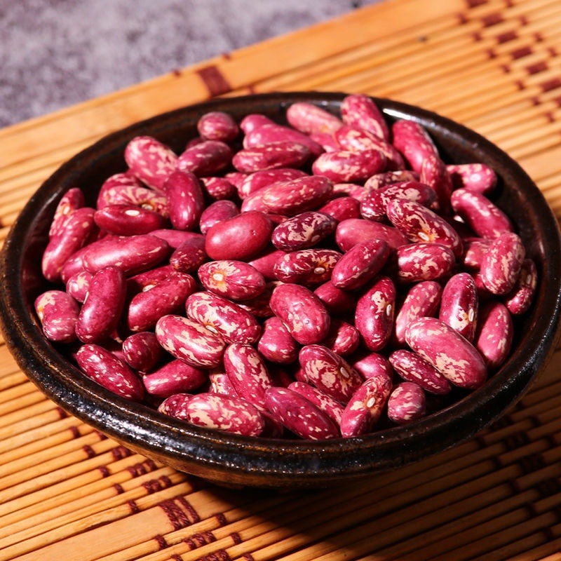 【包邮_5斤红花豆】东北紫芸豆5斤包邮四季豆软糯红花豆