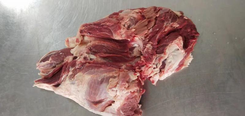 纯干去皮羊后腿肉(精修无油)无碎肉