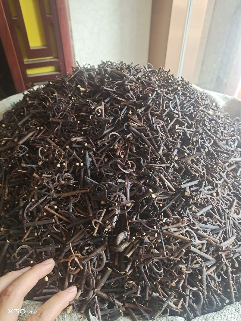 钩藤双钩各种规格发货地道中药材钩藤钩藤钩干货钩藤