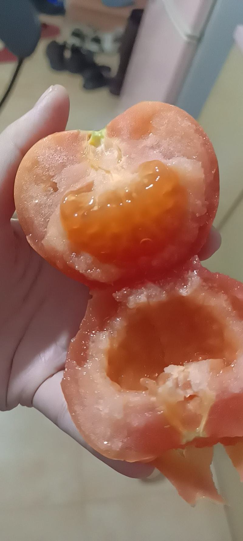 精选硬粉西红柿果形圆整色泽好一手货源保证品质支持视频看货