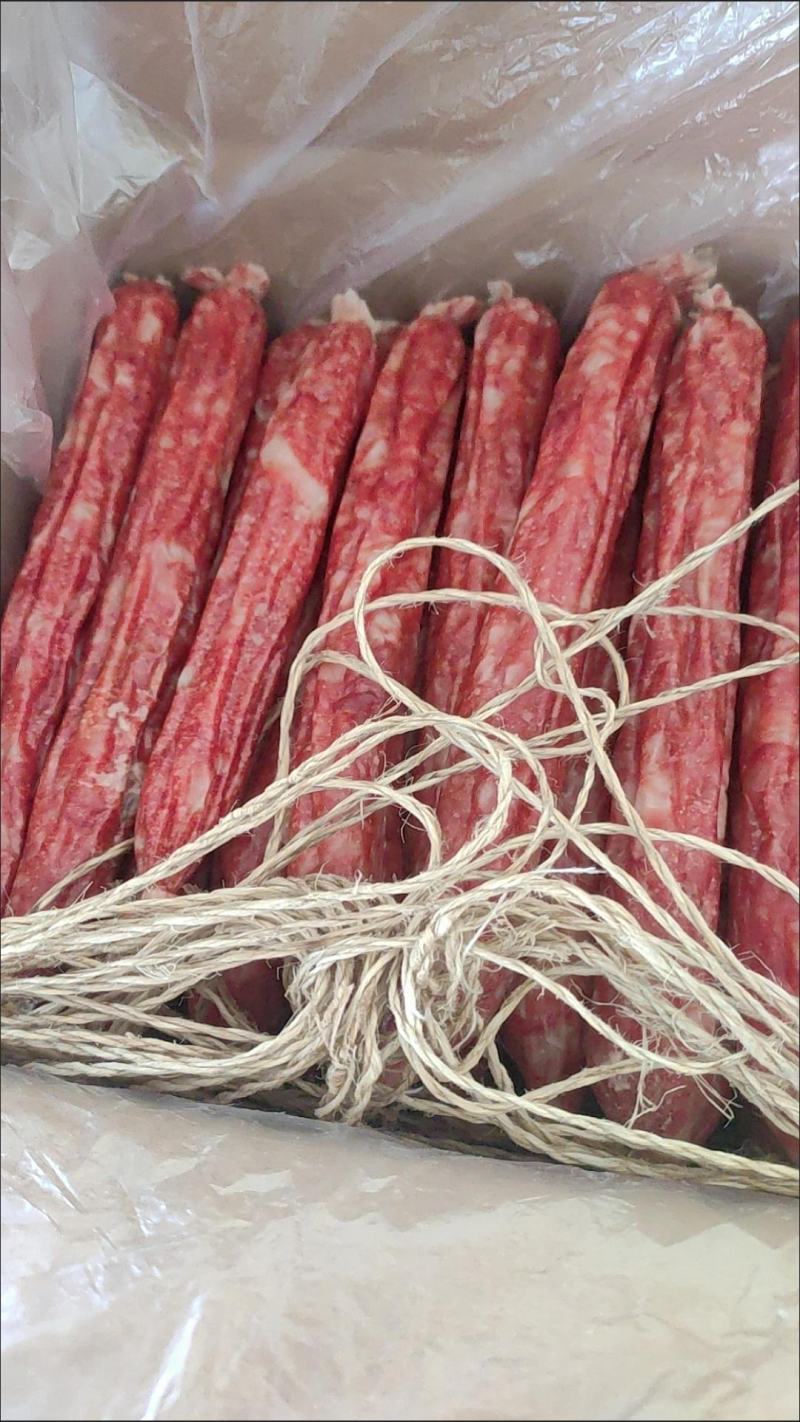 批发10斤广式腊肠广味肠风味肠香肠煲仔饭烤肠腊肉广东江门