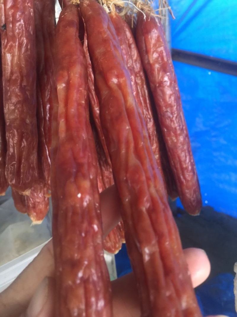 批发10斤广式腊肠广味肠风味肠香肠煲仔饭烤肠腊肉广东江门