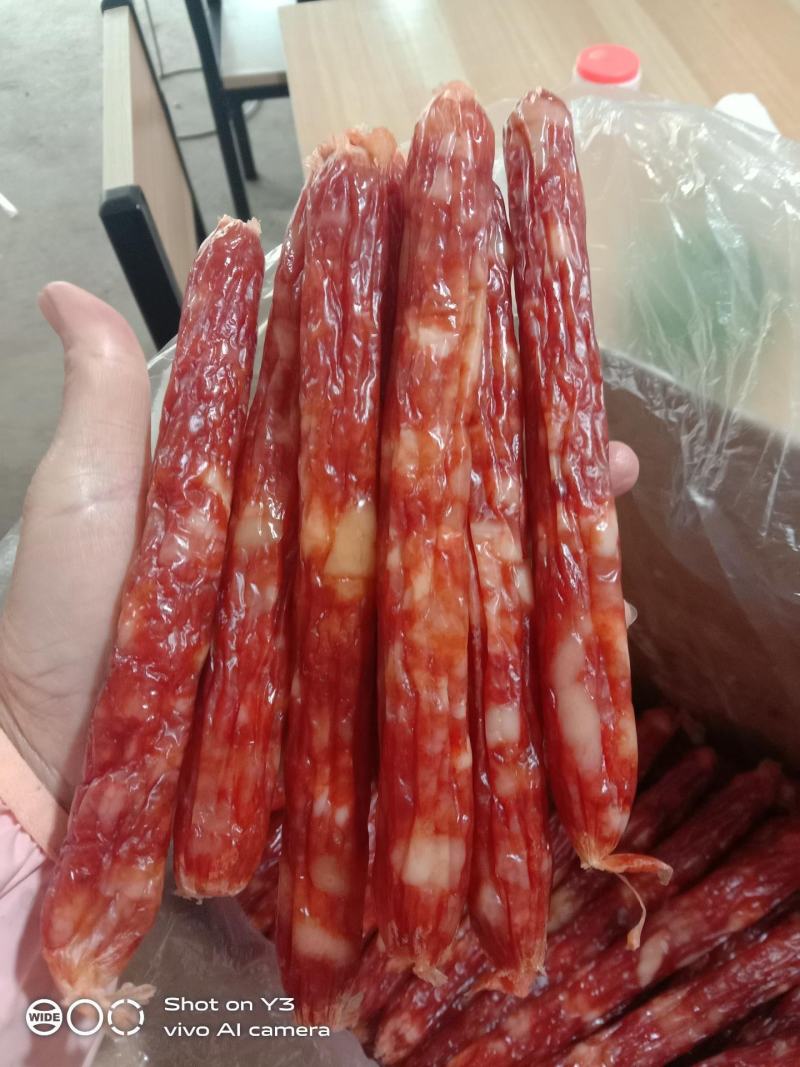 批发10斤广式腊肠广味肠风味肠香肠煲仔饭烤肠腊肉广东江门