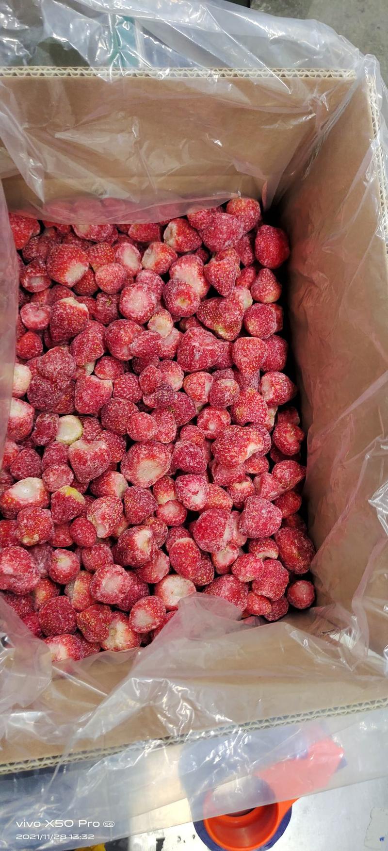 速冻草莓冷冻冷冻草莓厂家一手货源价格便宜欢迎咨询