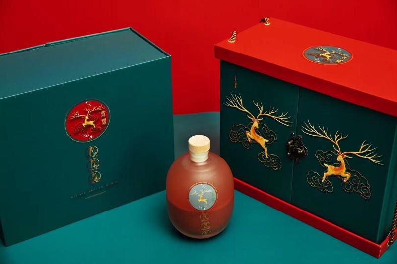 正规厂家鹿茸血酒，2瓶/件，500毫升/瓶保真保纯上档次