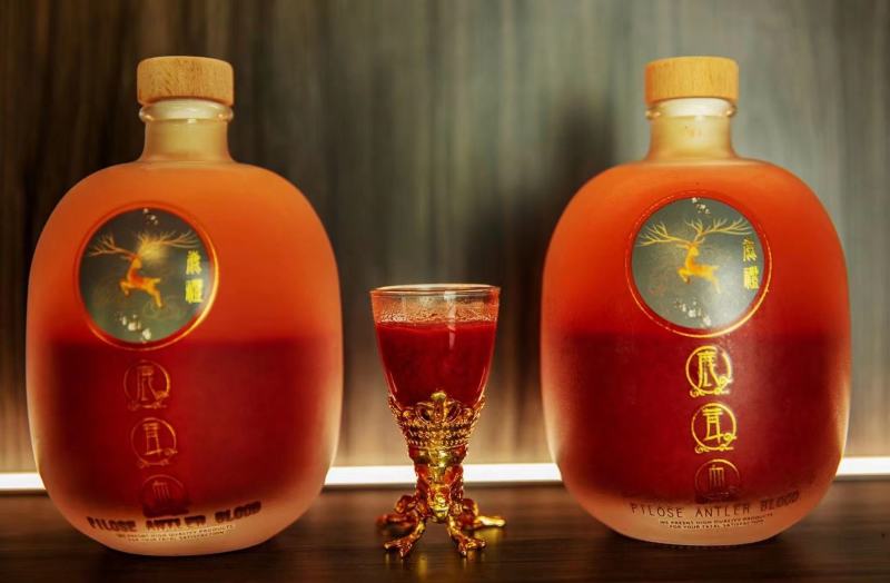 正规厂家鹿茸血酒，2瓶/件，500毫升/瓶保真保纯上档次