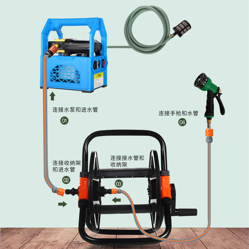 超农力锂电小型充电式抽水泵浇菜神器浇水机农用灌溉家用户外