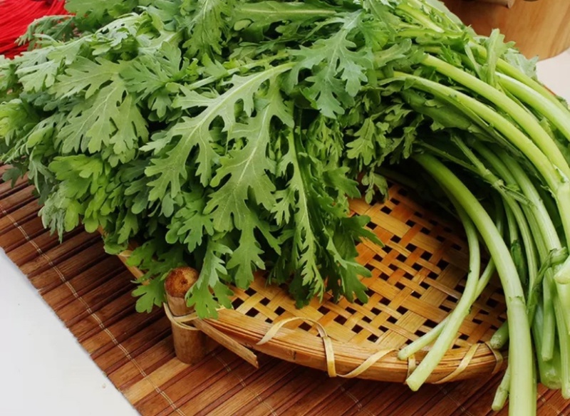 湖北省武汉市蔬菜基地直销茼蒿(超优品质)