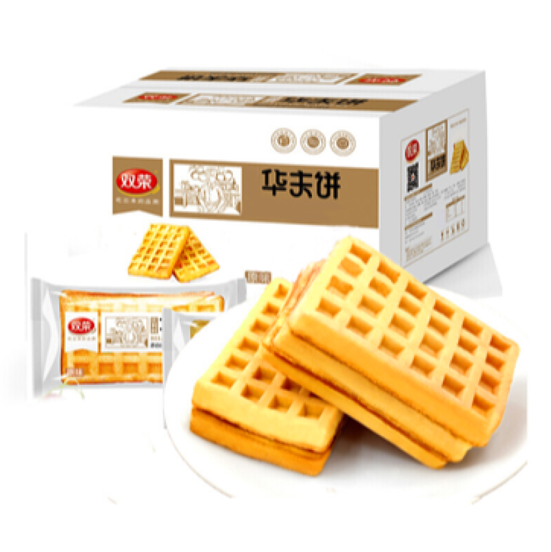 【包邮_4斤华夫饼】双荣华夫饼4斤早餐手撕面包华夫饼