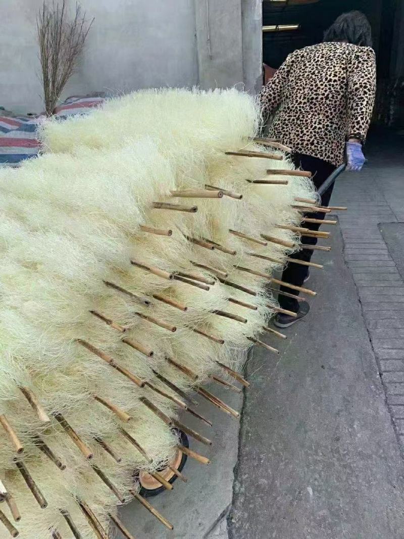 豌豆粉丝手工晾晒一件50把左右展销会地摊