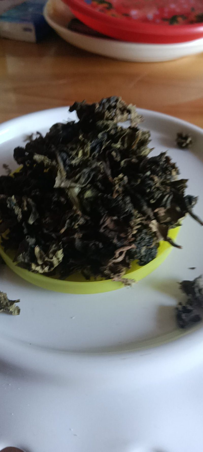 农家自种的地皮菜干货，新鲜好吃500克为—件包邮。