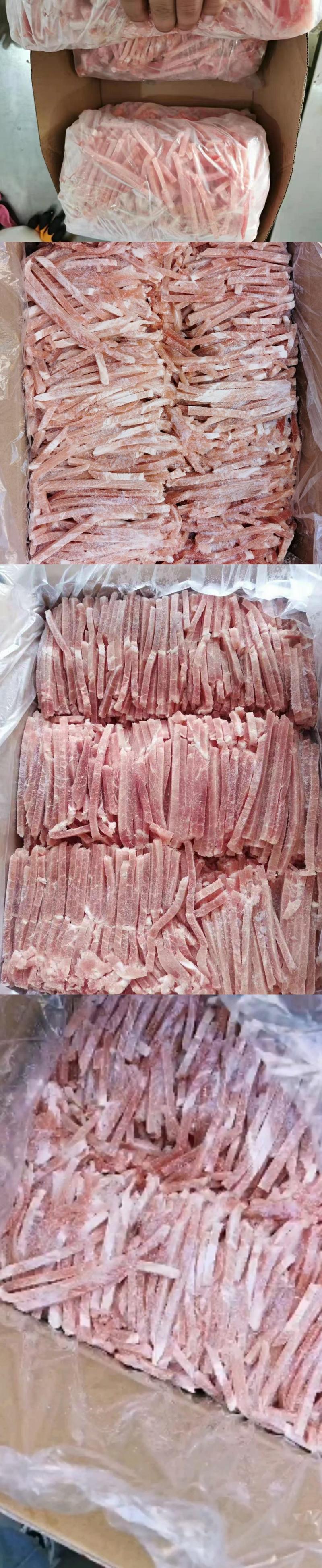 猪肉丝精肉丝四号肉（后腿肉）切丝冷冻新鲜肉丝直接使用