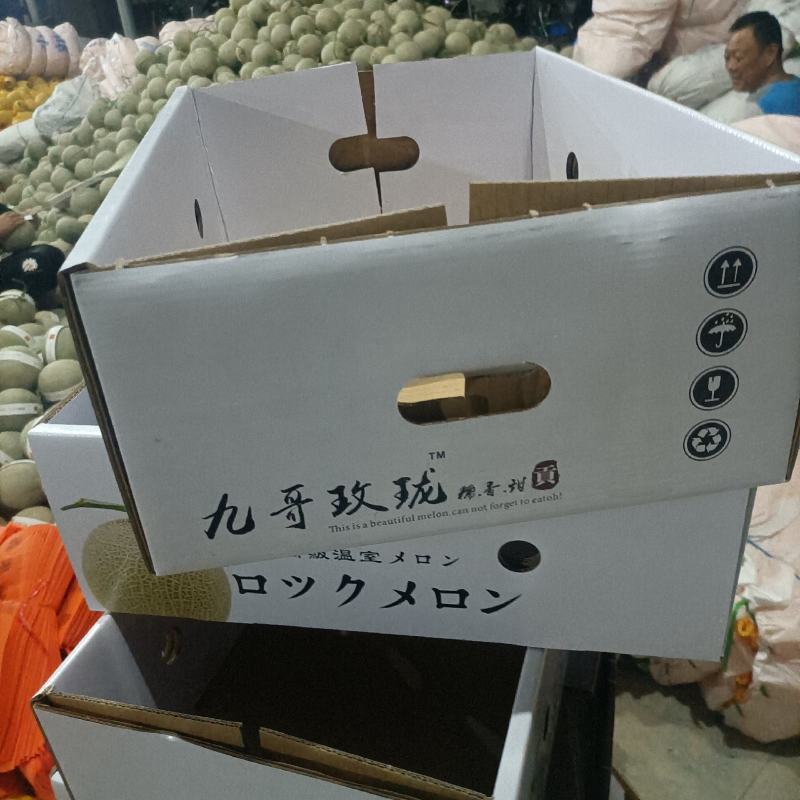 海南哈密瓜玫珑蜜瓜新鲜哈密瓜水果批发玫珑网纹瓜