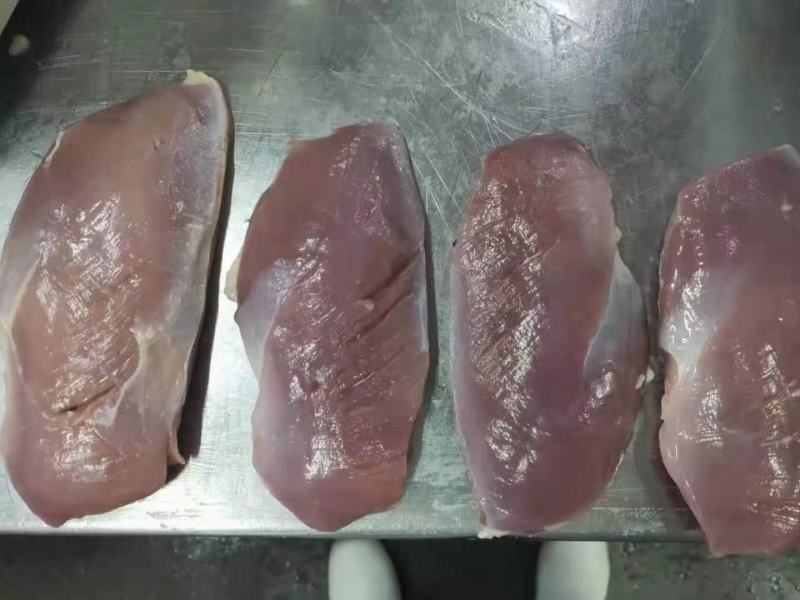 生鲜冷冻去皮带皮鸭胸