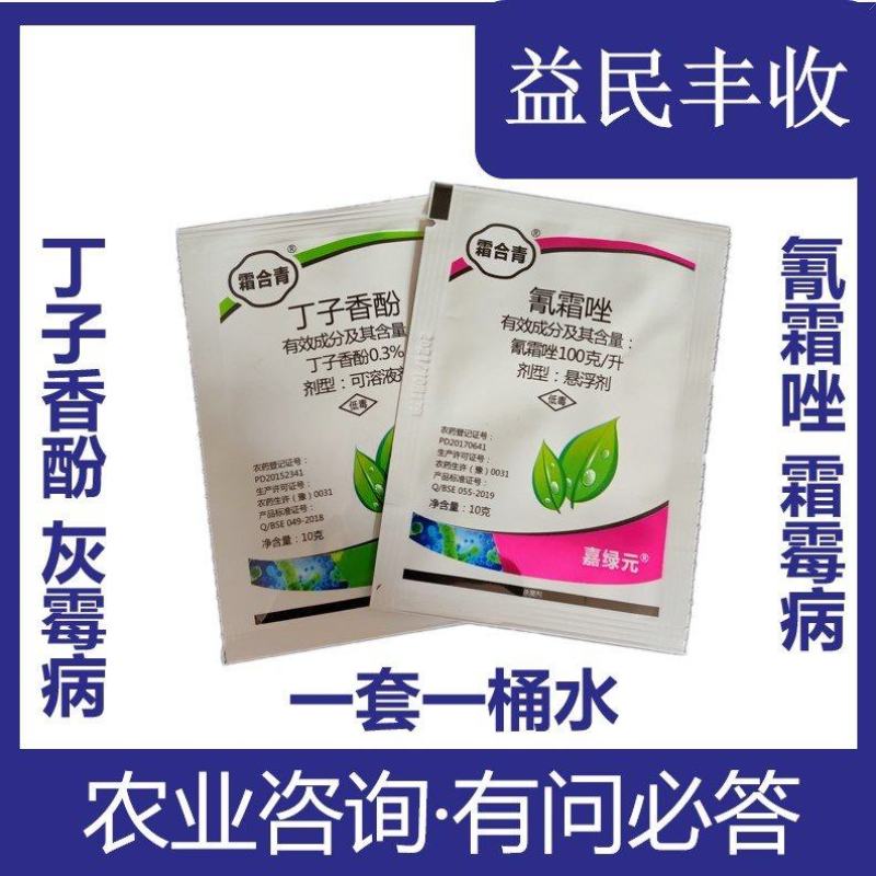 霜合青套装霜霉疫病氰霜唑10克加丁子香酚10克