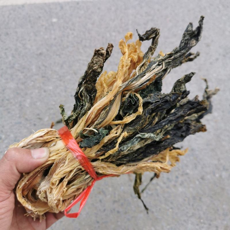 很轻无盐无增重无硫干白菜脱水白菜干菜干农家自种太阳晒全干
