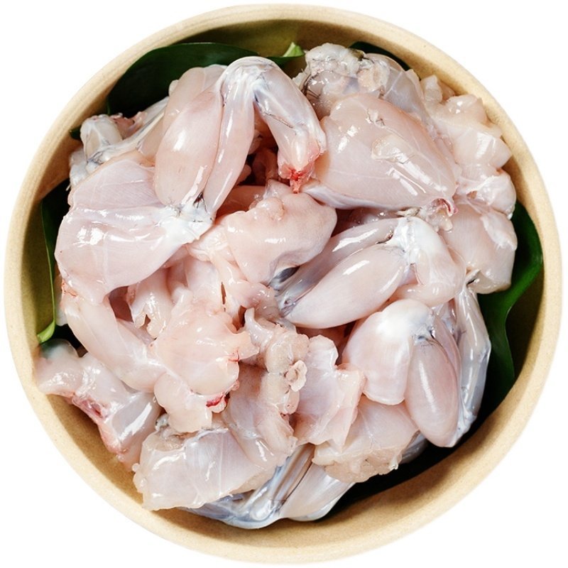 新鲜牛蛙腿牛蛙肉无冰衣烧烤商店批发真空打包