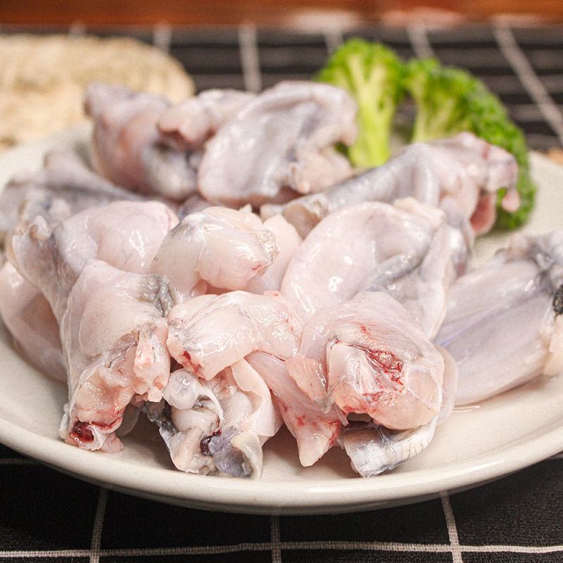 新鲜牛蛙腿牛蛙肉无冰衣烧烤商店批发真空打包