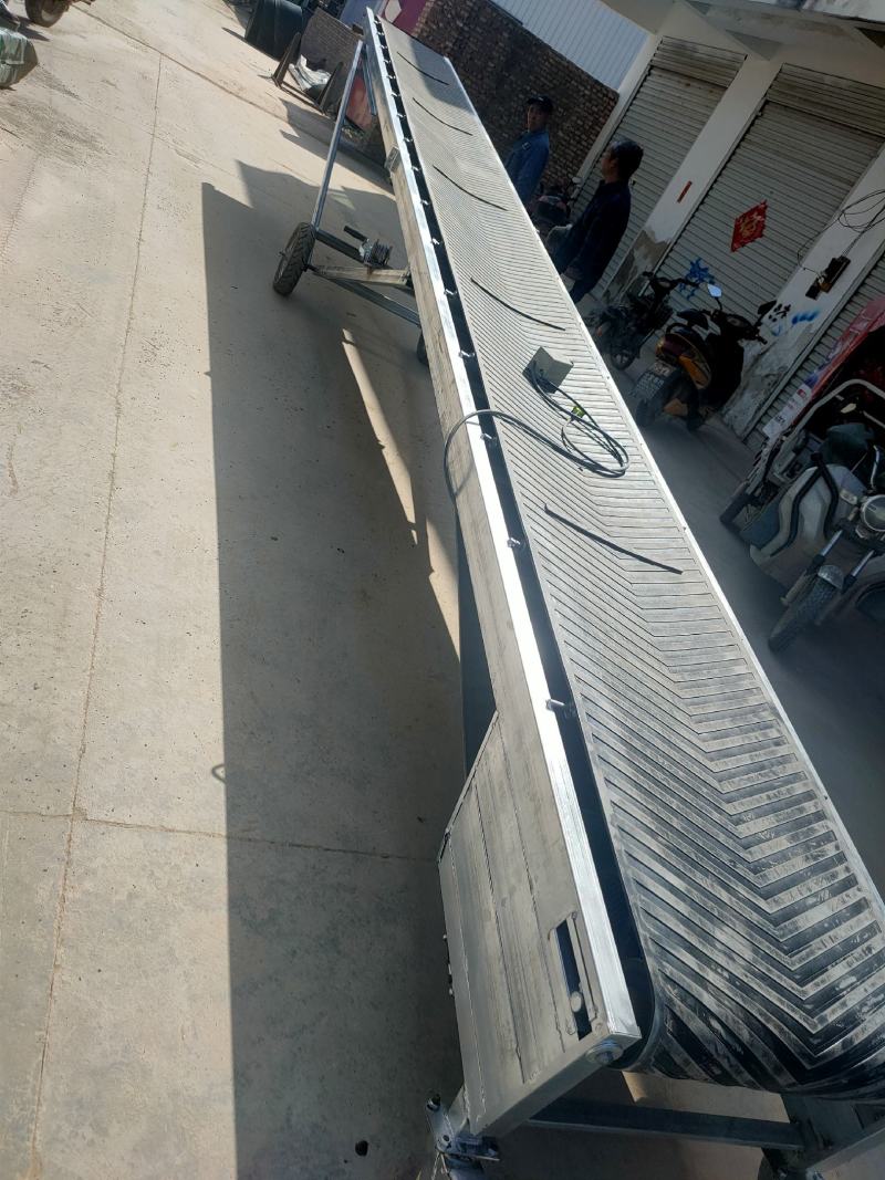 折叠升降式传送带快递装卸车工厂流水线运输水泥沙子粮食包邮
