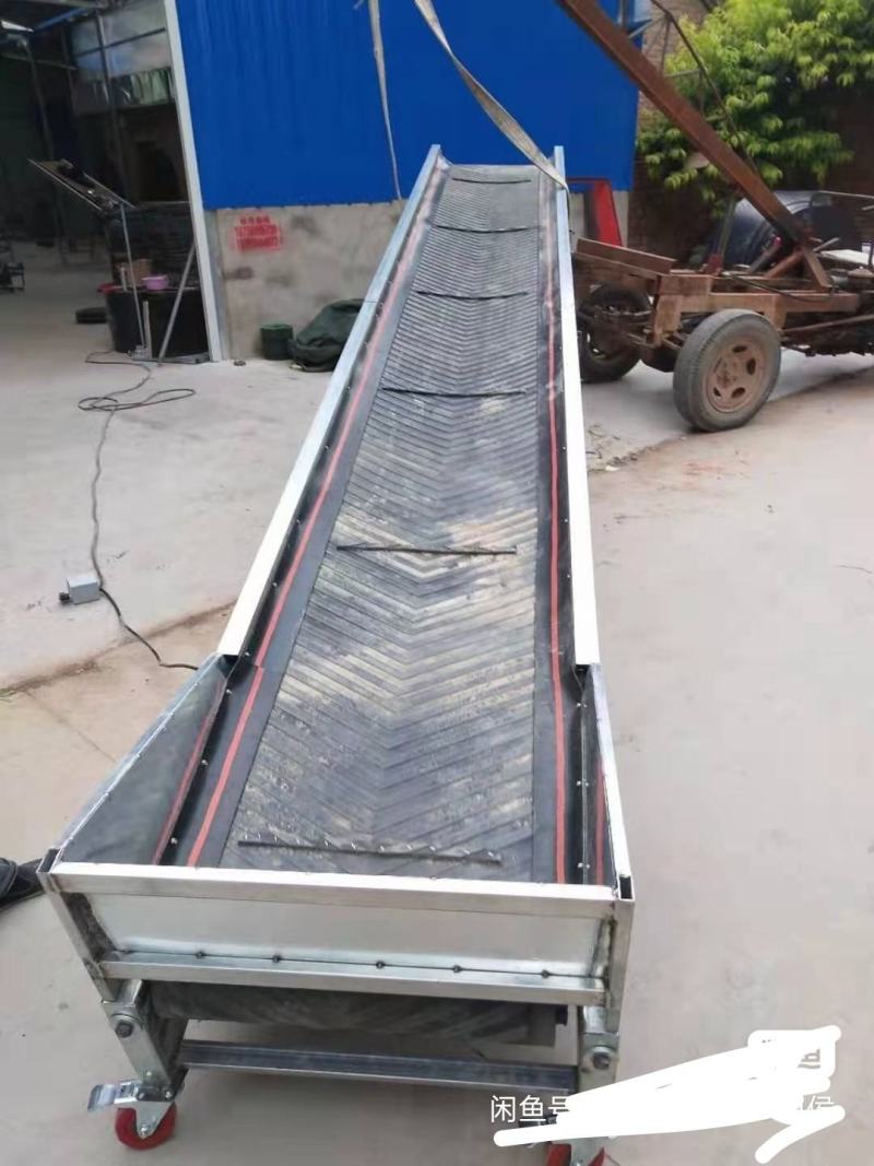 折叠升降式传送带快递装卸车工厂流水线运输水泥沙子粮食包邮