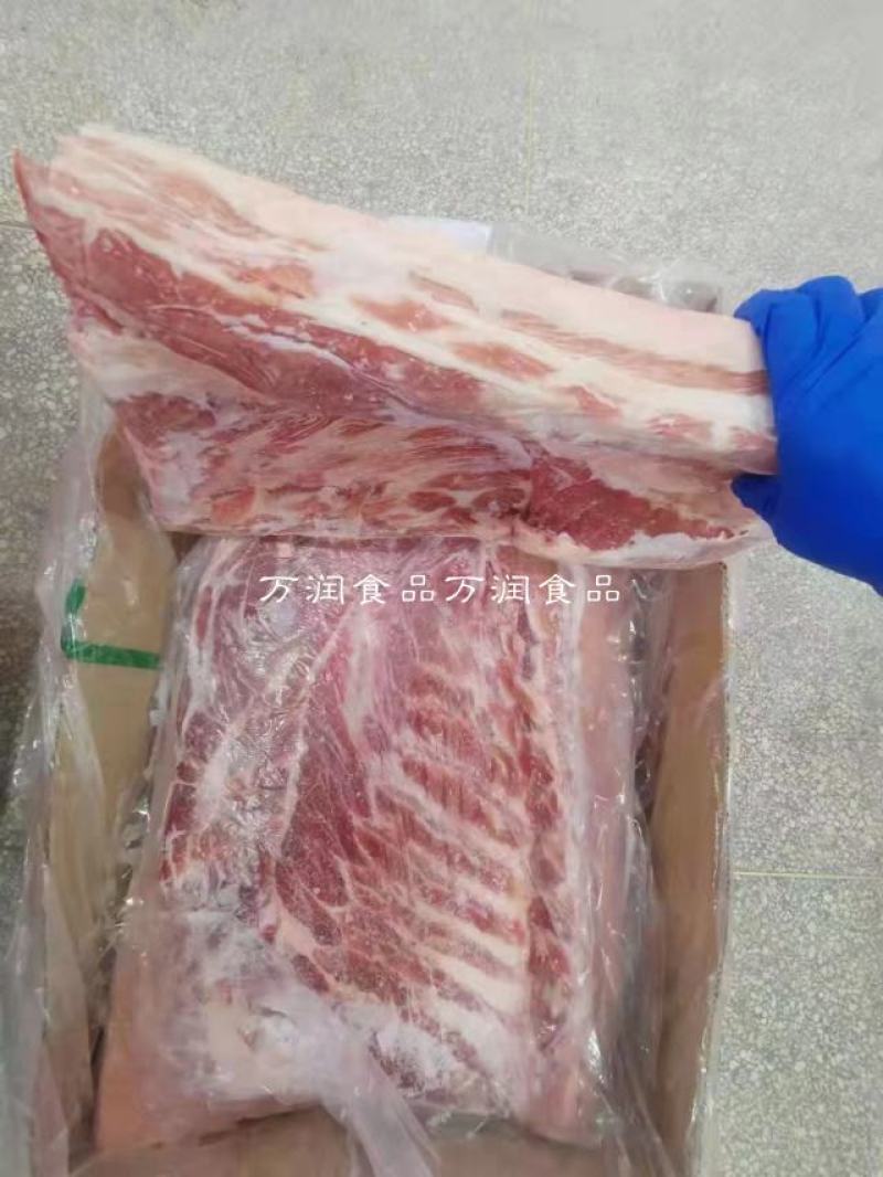 去皮五花20斤去皮三线五花肉，青猪去皮五花颜色好