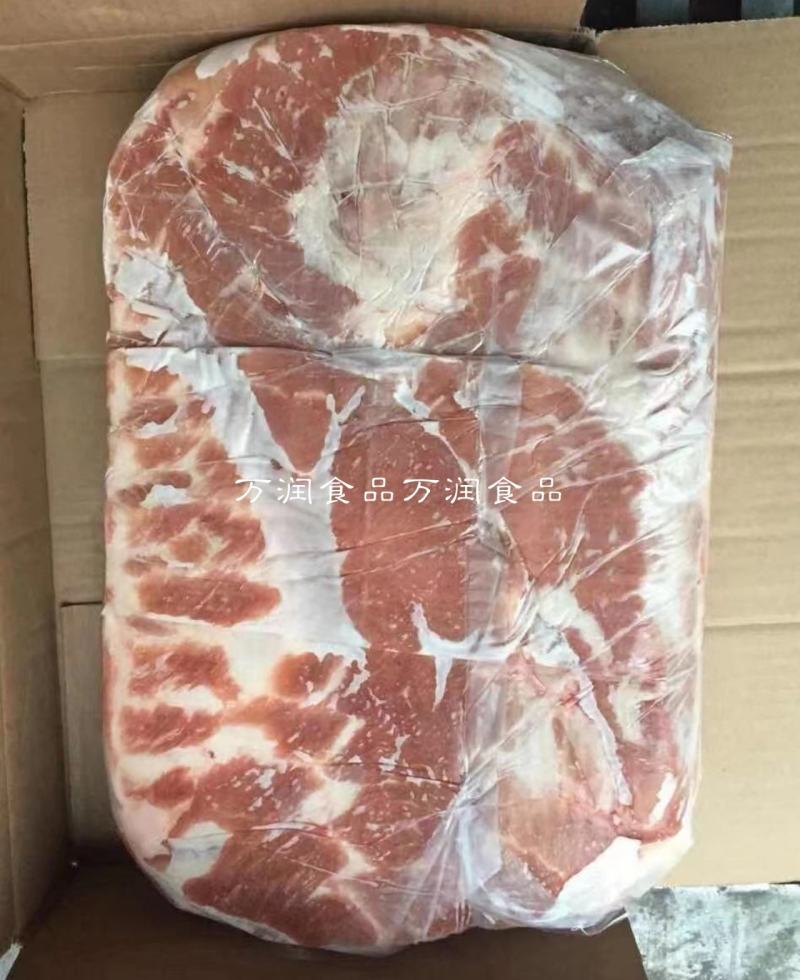 去皮五花20斤去皮三线五花肉，青猪去皮五花颜色好