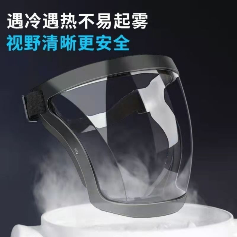 打农药防护面罩电焊工防雾骑行防风沙全脸防晒遮阳防飞沫油溅