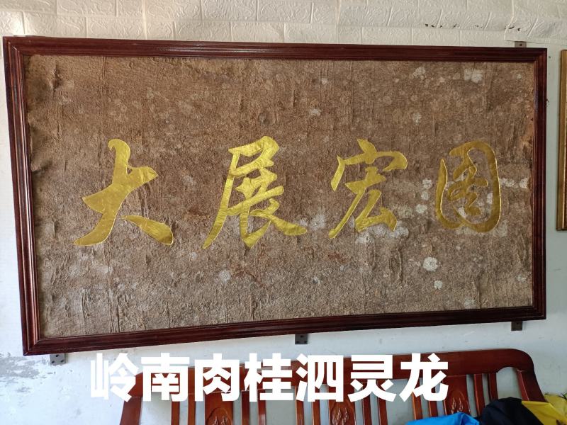 【岭南肉桂]工艺大板桂门扇桂可代客刻字作画(大桂进宅)